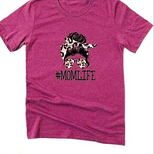 #MomLife T-Shirts in 6 different colors